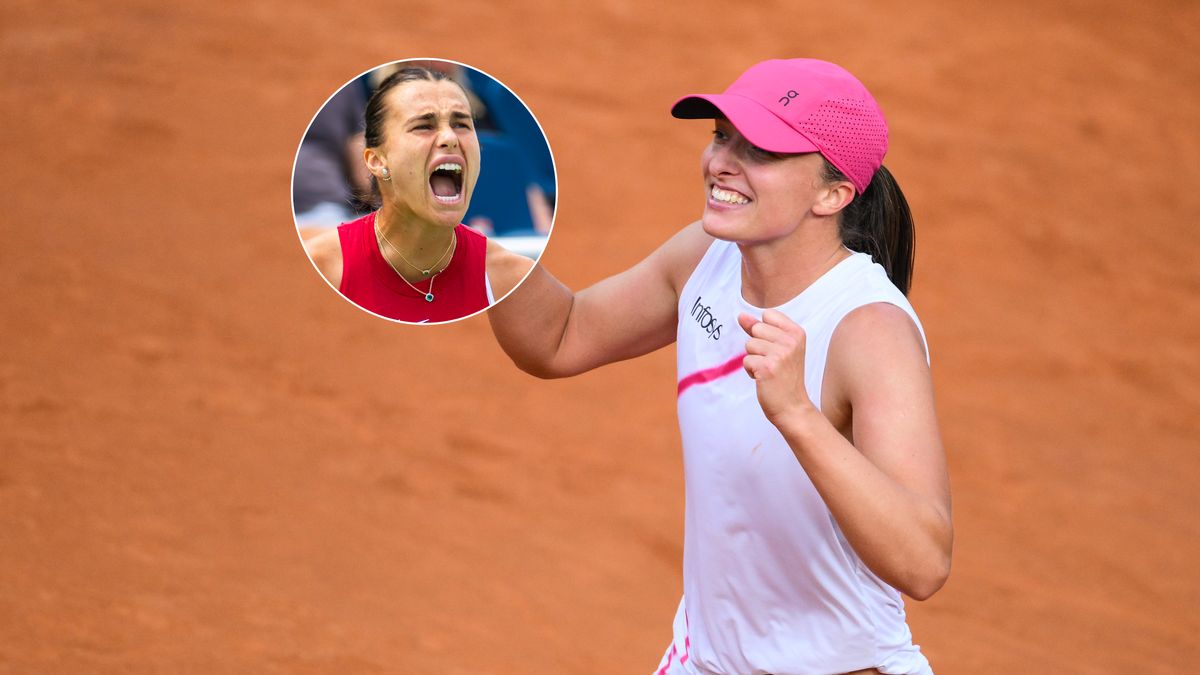 Getty Images / Na zdjęciu: Iga Świątek (Insidefoto / Contributor), w kółku Aryna Sabalenka (Robert Prange / Contributor)