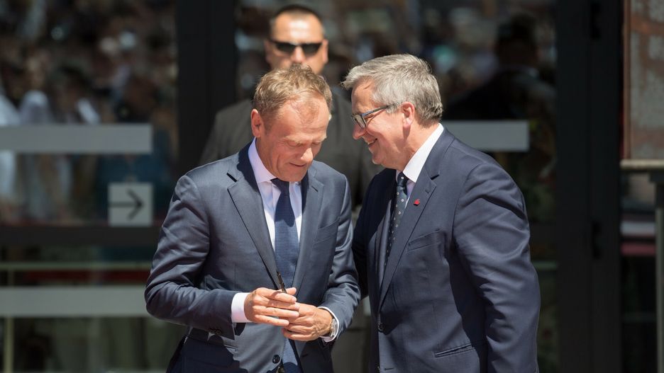 Bronisław Komorowski o Donaldzie Tusku: "Nie najlepszy wabik"