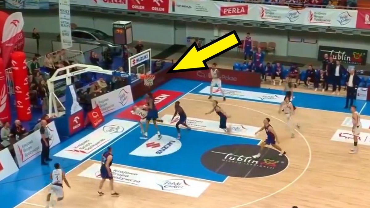 Zdjęcie okładkowe artykułu: Twitter / oficjalny profil Orlen Basket Ligi / Michale Kyser blokuje na wygraną