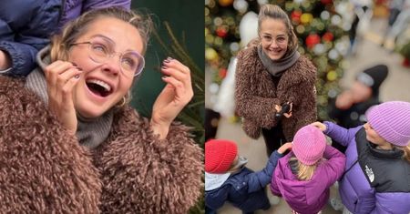 Małgorzata Socha relacjonuje rodzinny weekend na jarmarku świątecznym i chwali się zdjęciami dzieci