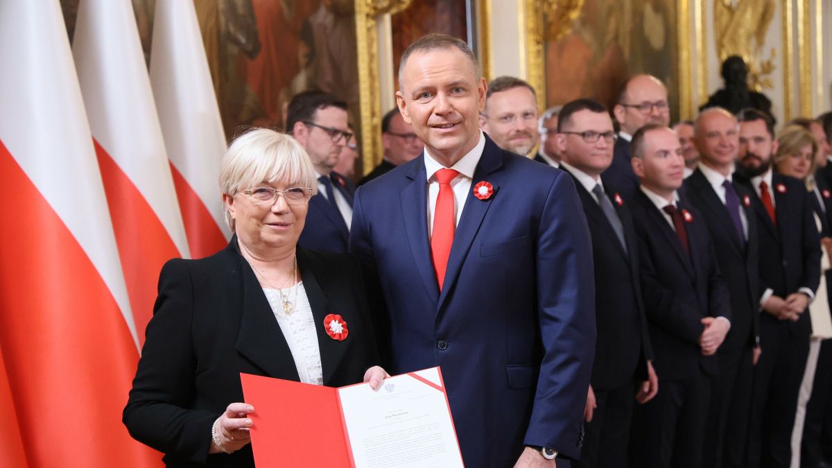 Była prezes TK Julia Przyłębska i prezydent Karol Nawrocki