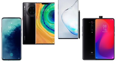 OnePlus 7T Pro vs Huawei Mate 30 Pro vs Galaxy Note 10+ vs Xiaomi Mi 9T Pro - porównanie specyfikacji