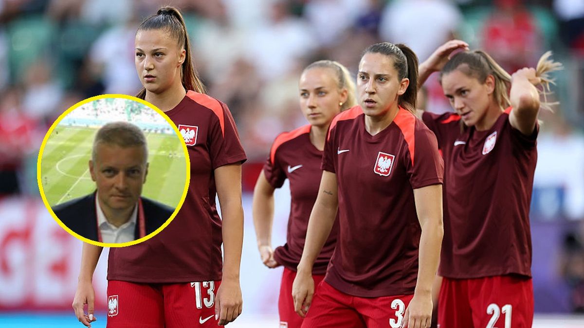 Getty Images / Maja Hitij - UEFA / Na zdjęciu: reprezentacja Polski kobiet i Michał Zawacki