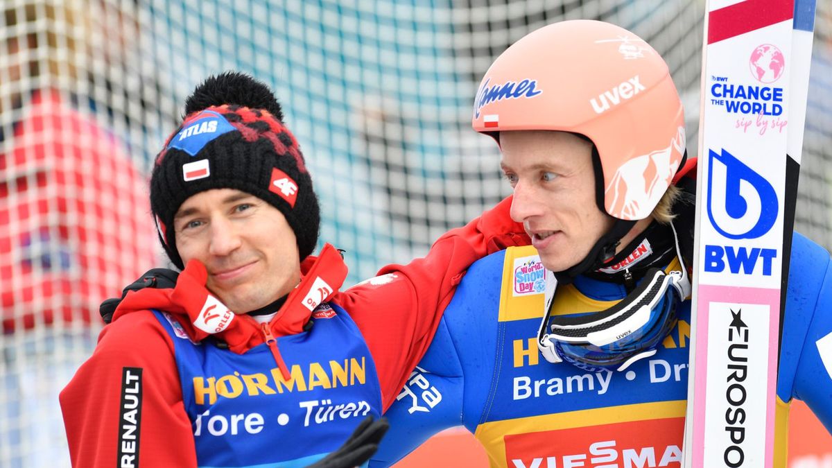 Na zdjęciu od lewej: Kamil Stoch i Dawid Kubacki