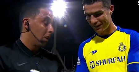 O to Ronaldo poprosił sędziego. "Pokazał swoją dziwaczną twarz"