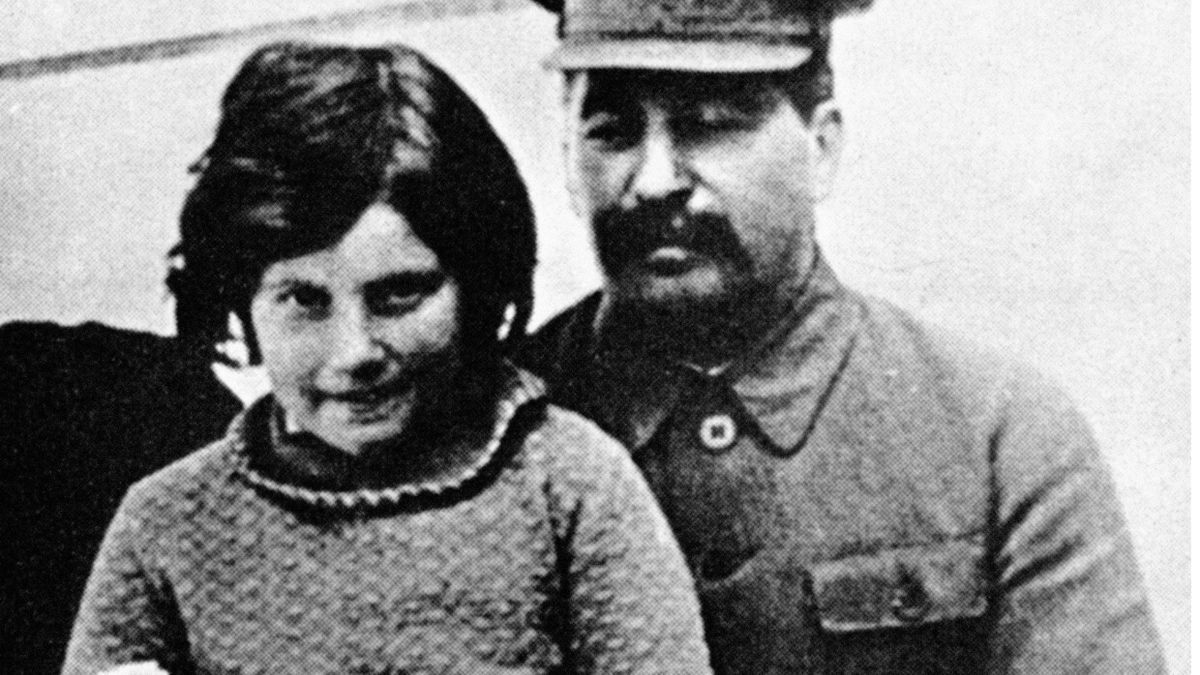 Józef Stalin z córką