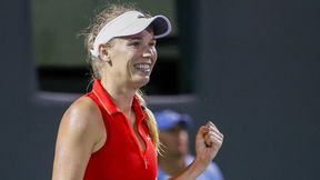 WTA Miami: Karolina Woźniacka zapomniała o Dosze i powalczy o triumf na Florydzie