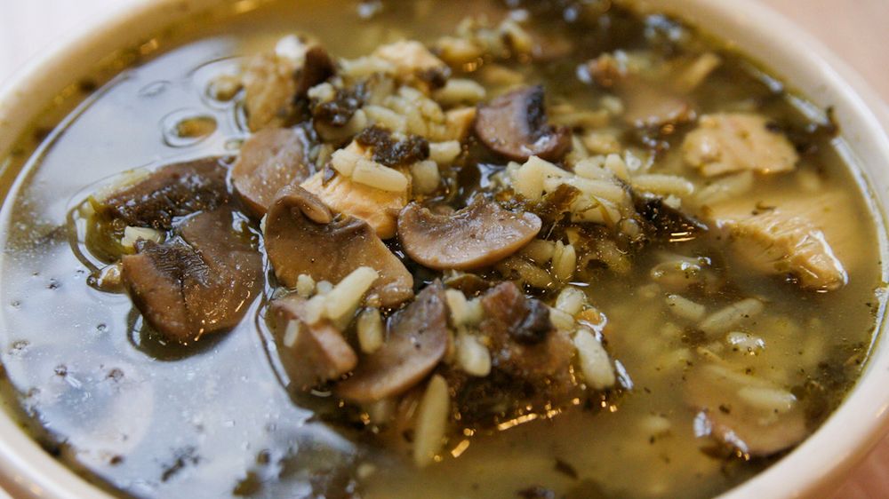 Zagęszczony rosół z grzybami (do kupienia gotowy do spożycia)