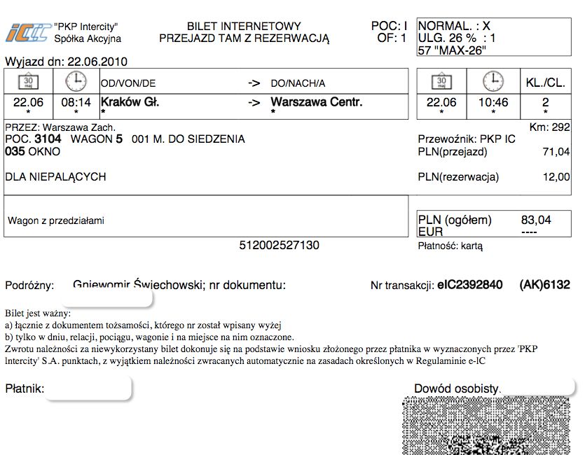 E-IC, czyli o inteligencji pracowników PKP i biletach przez internet 2