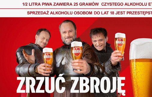 Warka z nowym pozycjonowaniem i identyfikacją. W reklamach aktorzy-rycerze