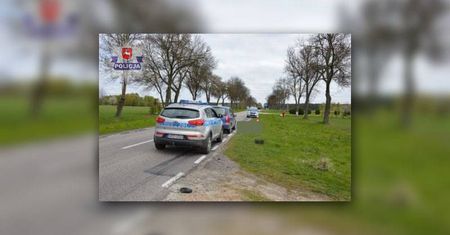 Glinny Stok: Rowerzysta wjechał pod samochód. Zginął na miejscu