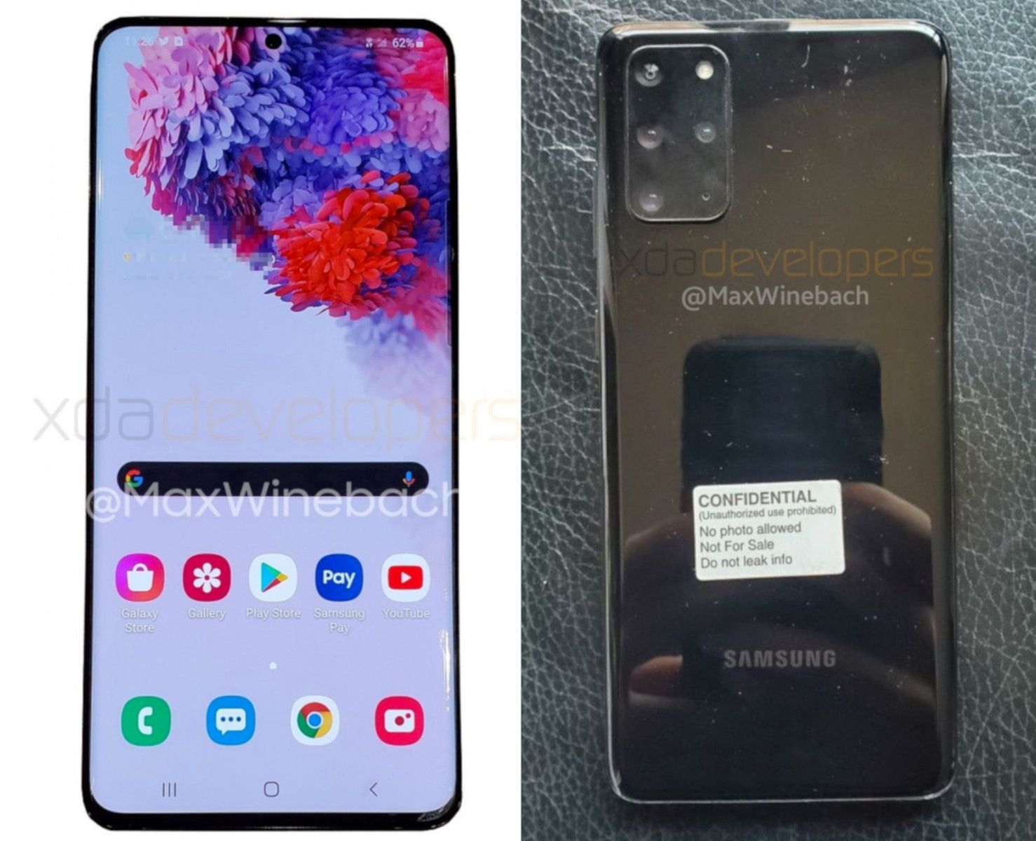 Samsung Galaxy S20+ przyłapany na zdjęciach. Wyciekła też nazwa kolejnego składaka 2