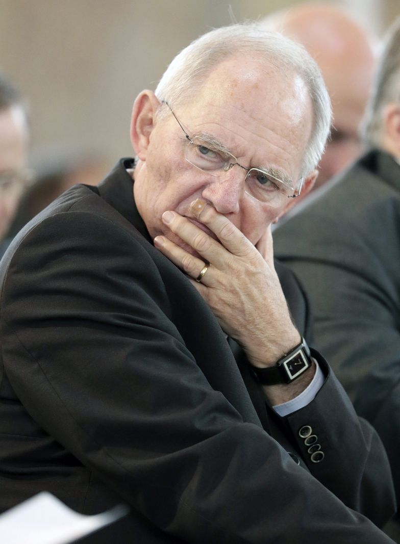Minister finansów Niemiec Wolfgang Schaeuble
