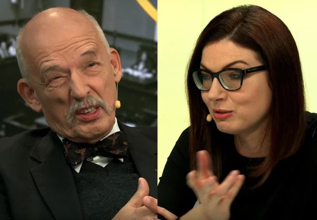 Janusz Korwin-Mikke ATAKUJE Elizę Michalik: "CZY PANI JEST CHORA PSYCHICZNIE?"