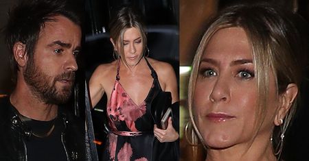 Spięta Jennifer Aniston idzie z mężem na randkę w Paryżu (FOTO)