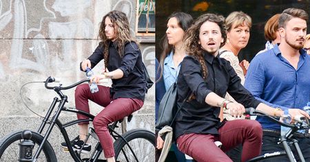 Michał Szpak na nowym rowerze (ZDJĘCIA)
