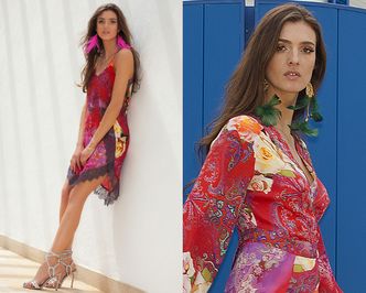 Kamila Szczawińska reklamuje letnie sukienki