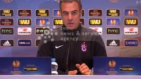 Trener Trabzonsporu: Odpowiadaliśmy Legii agresją na agresję