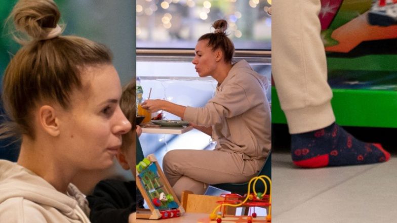 Izabela Janachowska buszuje po galerii handlowej w SKARPETKACH ZA 700 ZŁOTYCH