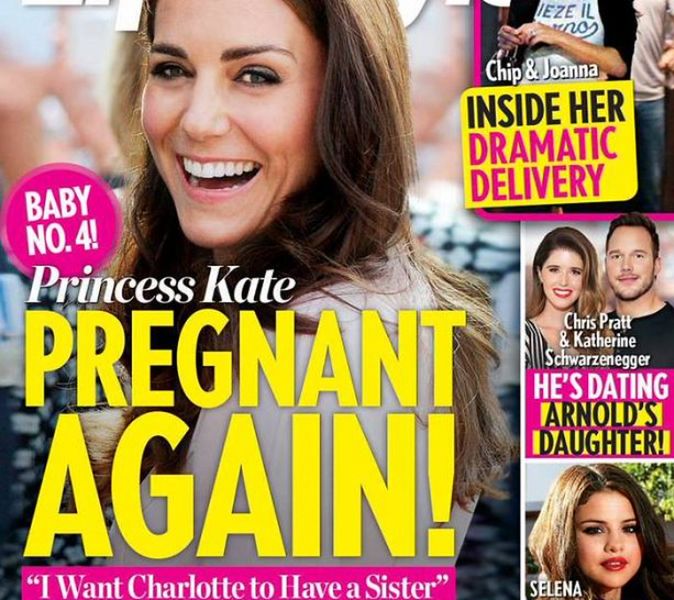 Zagraniczne media aż huczą o czwartej ciąży księżnej Kate. Wszyscy wyczekują "royal baby 4"
