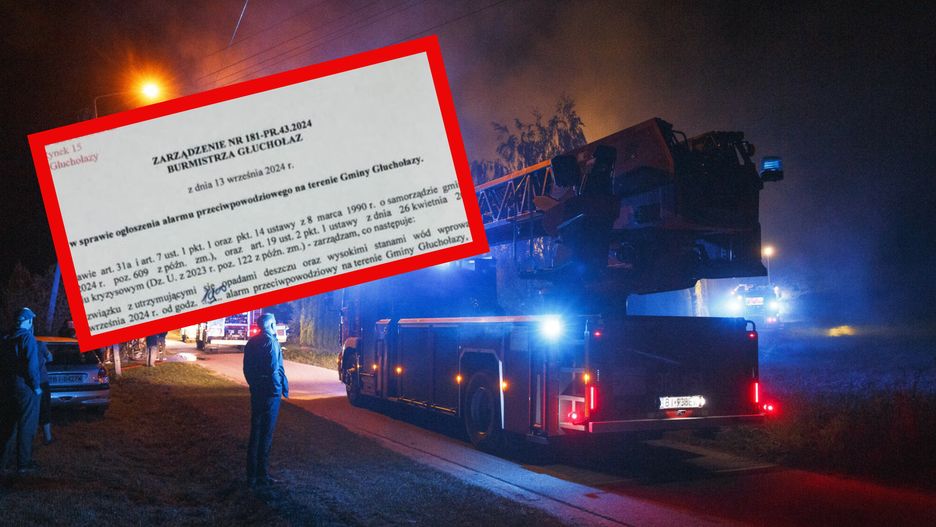 Alarm przeciwpowodziowy w Głuchołazach /zdjęcie poglądowe 