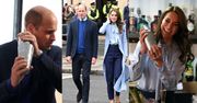 Przyodziana w błękitną koszulę Kate Middleton razem z księciem Williamem prezentują BARMAŃSKIE umiejętności w Belfaście (ZDJĘCIA)
