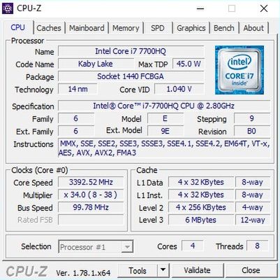 Przykładowy zrzut ekranu z jednej ze starszych wersji CPU-Z. Interfejs aplikacji po dziś dzień pozostaje niezmienny. Źródło: Google Images