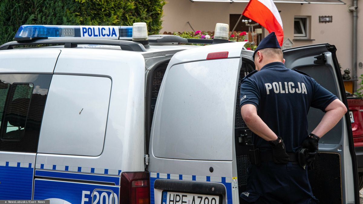 Policyjny radiowóz. Zdjęcie ilustracyjne