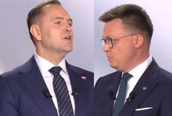 Nawrocki ucisza Hołownię. "O, nerwy puszczają" [RELACJA NA ŻYWO]