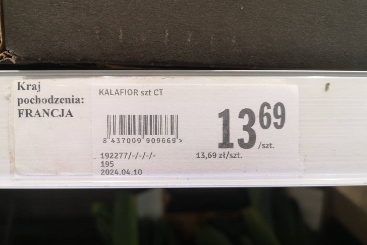 Stokrotka cena kalafiora - 19.04.2024