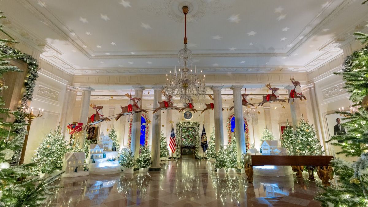Każde z pomieszczeń Białego Domu wygląda imponująco