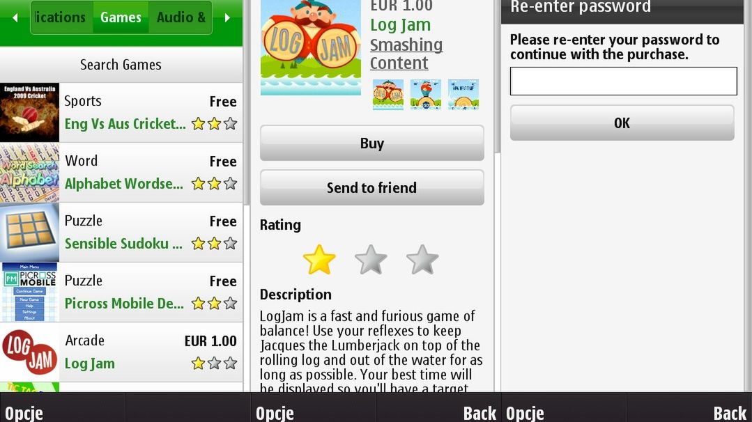 Nokia N97: Jak ściągać aplikacje? 1
