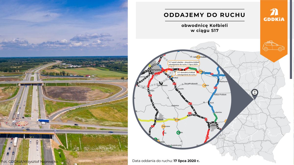 Obwodnica Kołbieli jest już przejezdna.