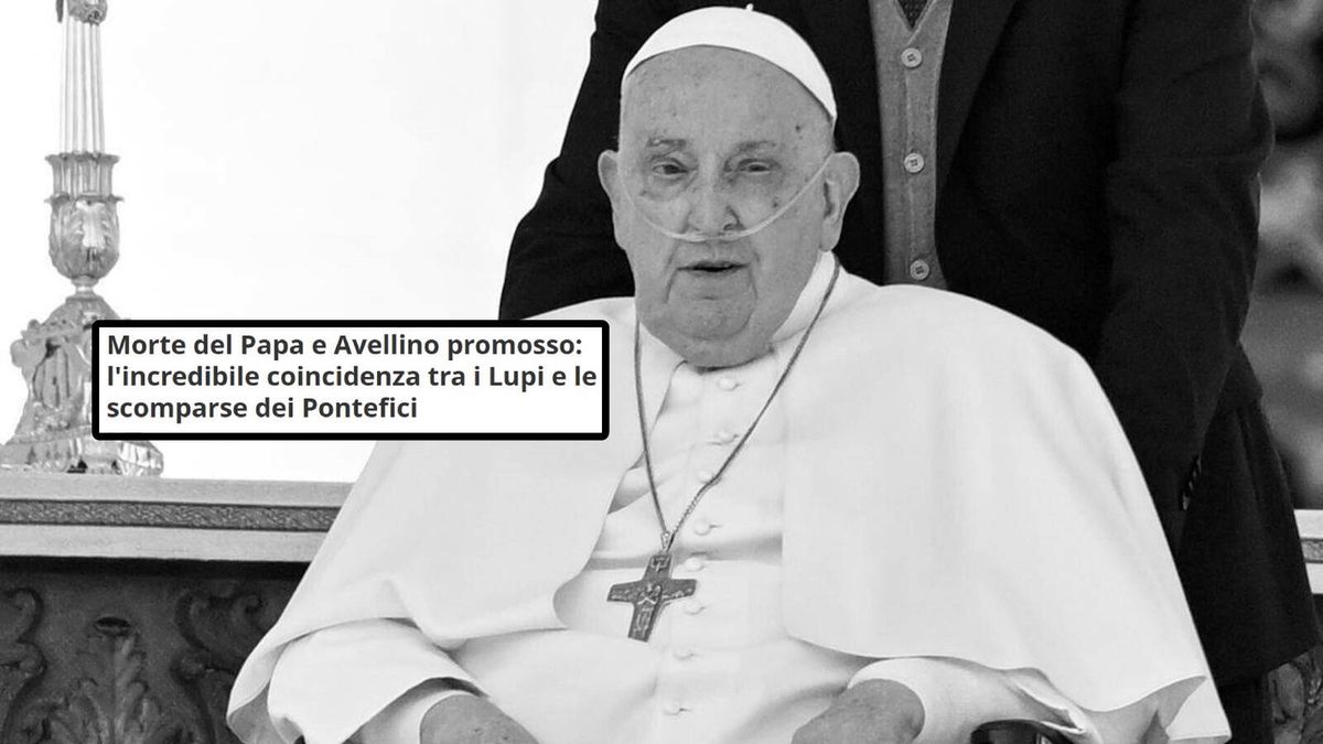 PAP / Darek Delmanowicz / sport.virgilio.it / papież Franciszek / nagłówek artykułu, który ukazał się na portalu sport.virgilio.it