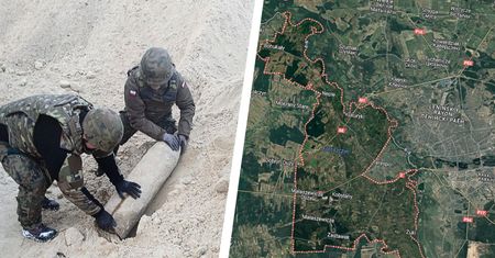 Tajemnicze odkrycie w przywiezionym piasku. Na miejsce wezwano służby