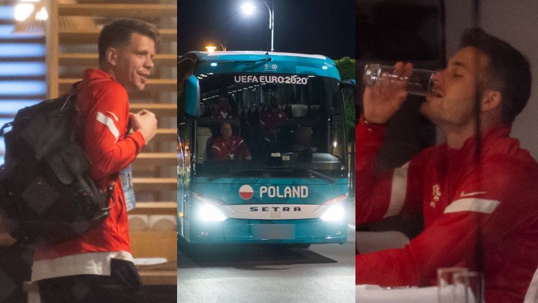 Euro 2020. Polska reprezentacja wróciła do hotelu po porażce ze Słowacją (ZDJĘCIA)