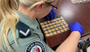 Podróżna miała przy sobie złote monety warte niemal 1,5 mln złotych