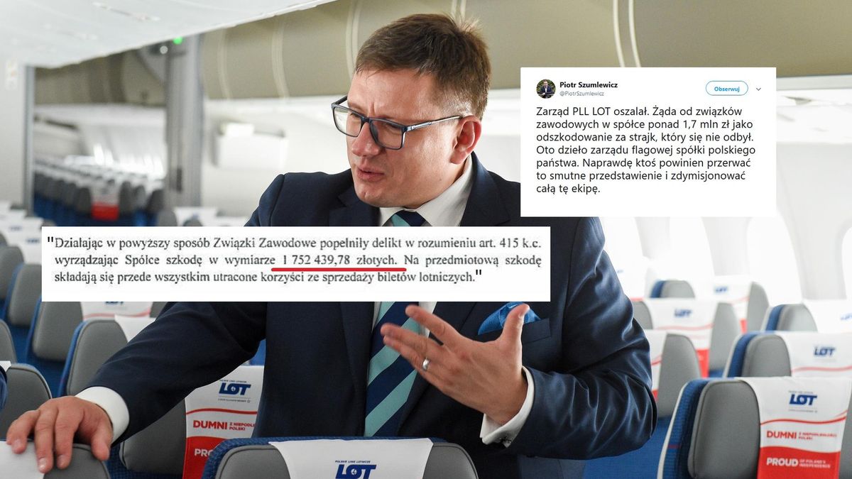Prezes zarządu PLL LOT Rafał Milczarski