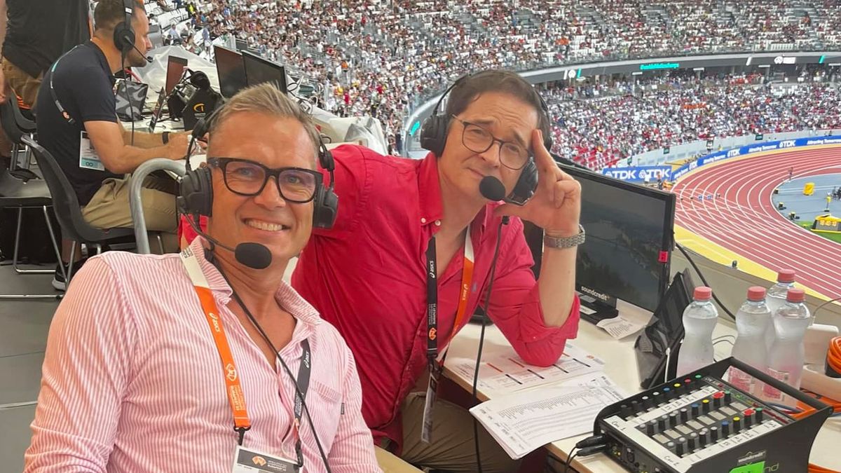 Facebook / Sebastian Chmara / Na zdjęciu: Sebastian Chmara i Przemysław Babiarz