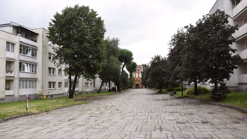 Trakt Jana Pawła II w Malborku przed modernizacją