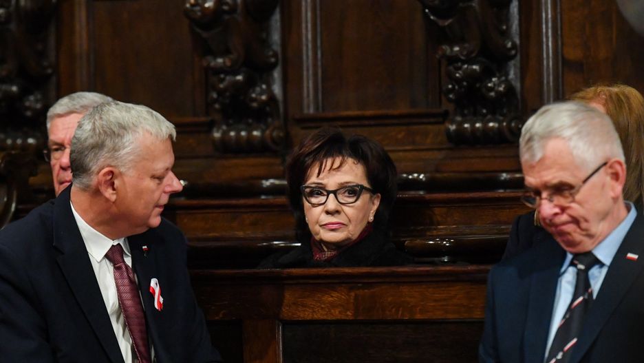 Elżbieta Witek i Marek Suski