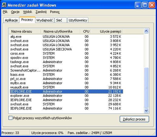 Co zrobić, gdy Internet Explorer "przestaje odpowiadać"? 2
