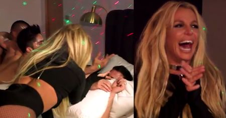 Britney Spears w łóżku z Jimmy'm Kimmelem i striptizerami!