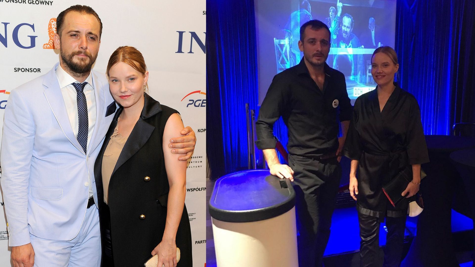 Roma Gąsiorowska i Michał Żurawski