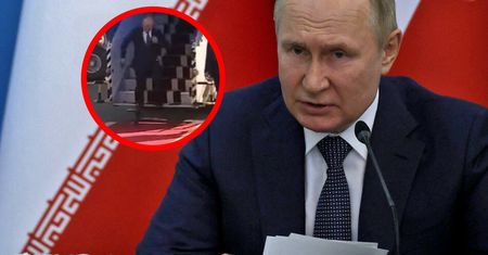 Dziwne zachowanie Władimira Putina. Sus na nagraniu z lotniska [WIDEO]