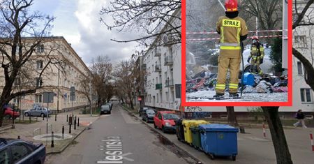 Tragiczny pożar w Warszawie. Zwęglone zwłoki w kamienicy