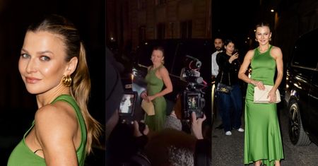 Paryskie życie Anny Lewandowskiej: limuzyna, pokaz Victorii Beckham i tłum paparazzi