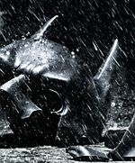 ''Mroczny rycerz powstaje'': Batman zmiażdżony na plakacie [foto]