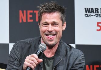 Trzeźwy i uśmiechnięty Brad Pitt promuje swój nowy film (ZDJĘCIA)