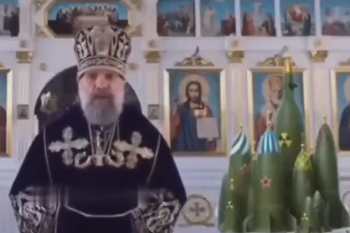 "Rosjanie są narzędziem Boga". Duchowny zaatakował Ukrainę, w tle bomby atomowe